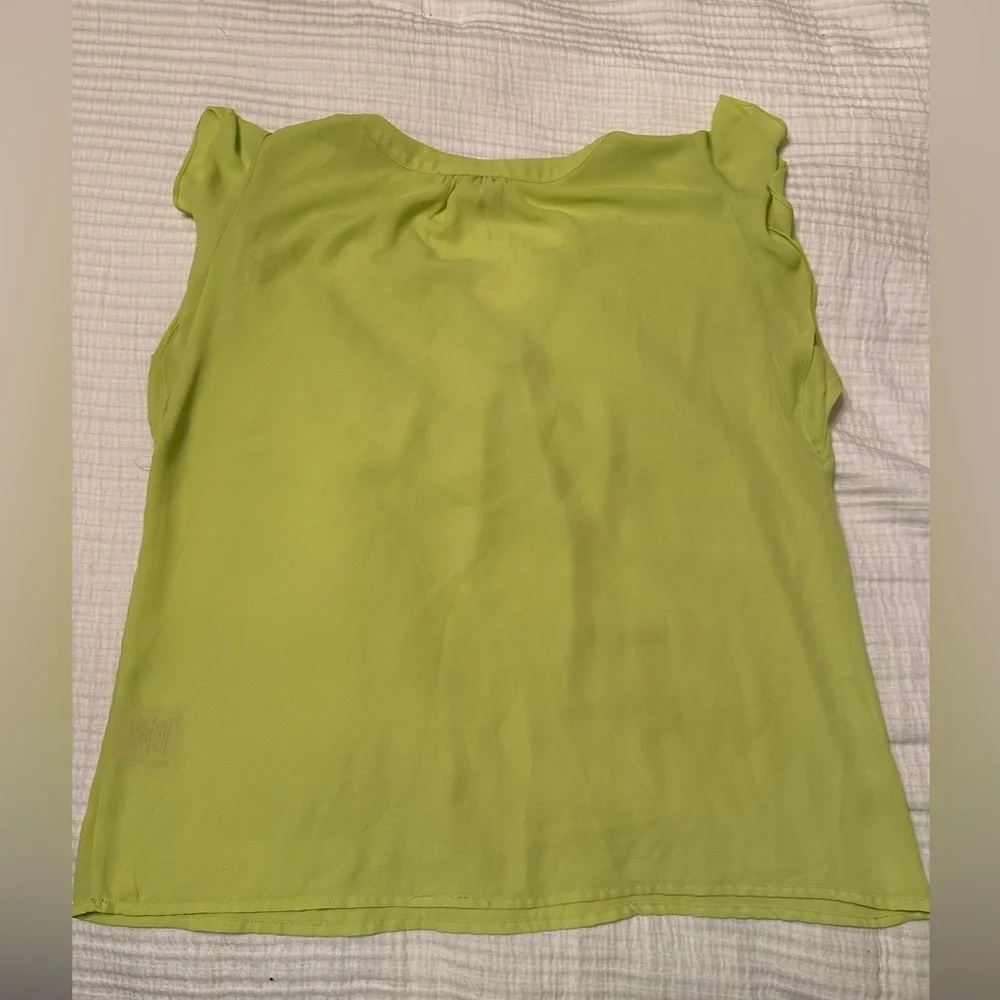 Philosophy Ruffle Short Sleeve Blouse - Size L - Picture 4 of 10